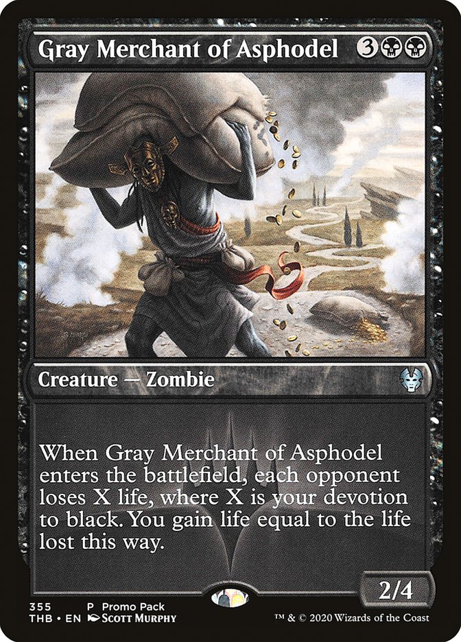 Gray Merchant of Asphodel (Promo Pack) [Theros Beyond Death Promos] | Game Haven TX