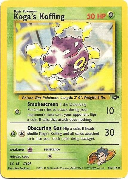 Koga's Koffing (48/132) [Gym Challenge Unlimited] | Game Haven TX
