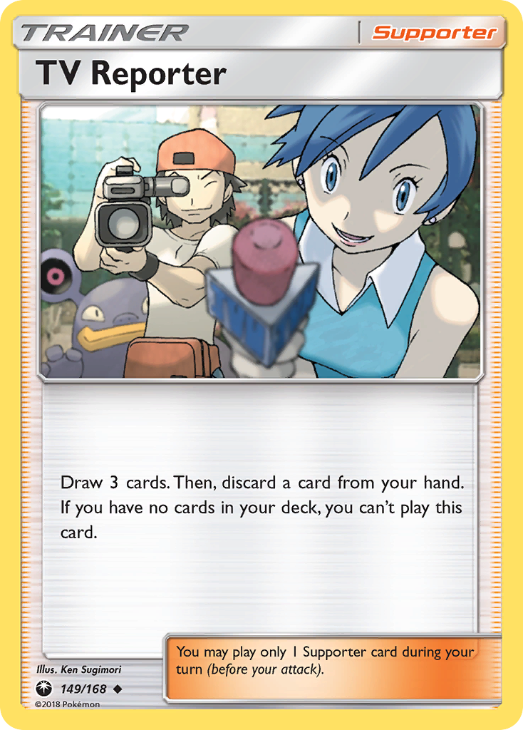 TV Reporter (149/168) [Sun & Moon: Celestial Storm] | Game Haven TX