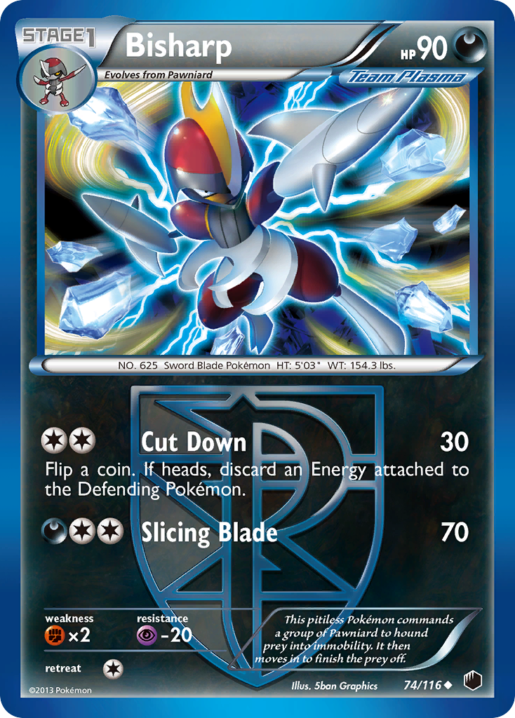Bisharp (74/116) [Black & White: Plasma Freeze] | Game Haven TX