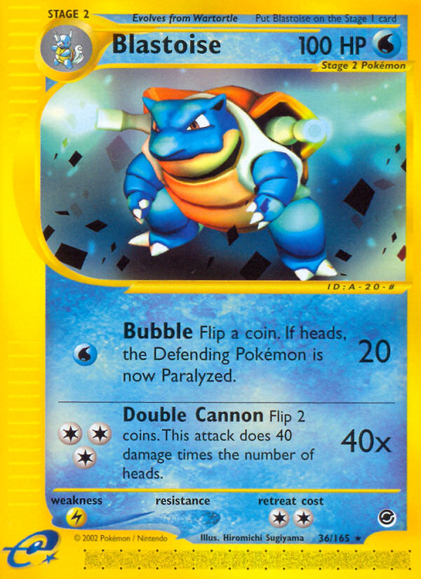 Blastoise (36/165) [Expedition: Base Set] | Game Haven TX
