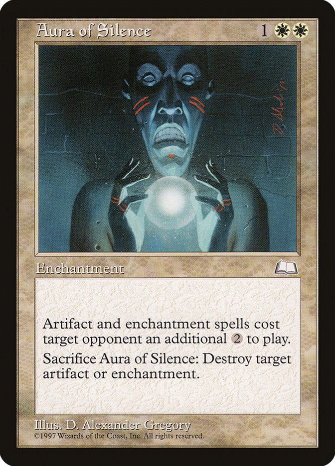 Aura of Silence [Weatherlight] | Game Haven TX