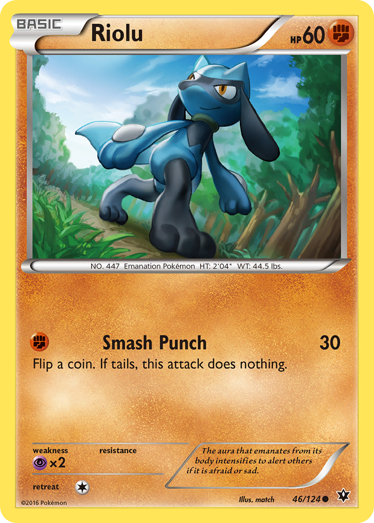 Riolu (46/124) [XY: Fates Collide] | Game Haven TX