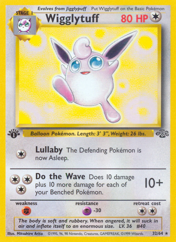 Wigglytuff (32/64) [Jungle 1st Edition] | Game Haven TX