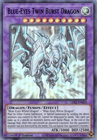 Blue-Eyes Twin Burst Dragon (Blue) [LDS2-EN019] Ultra Rare | Game Haven TX