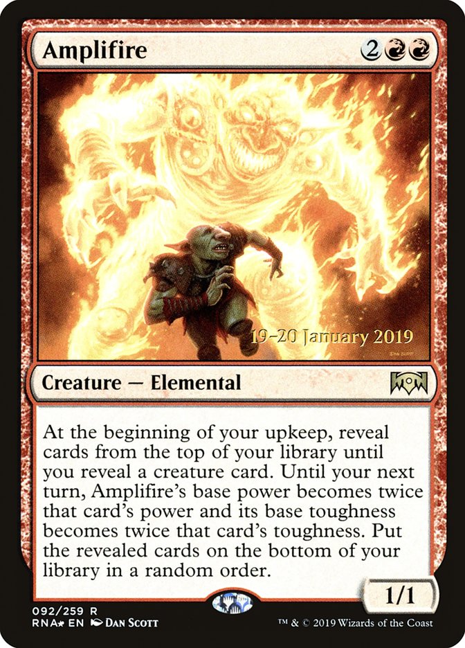 Amplifire [Ravnica Allegiance Promos] | Game Haven TX