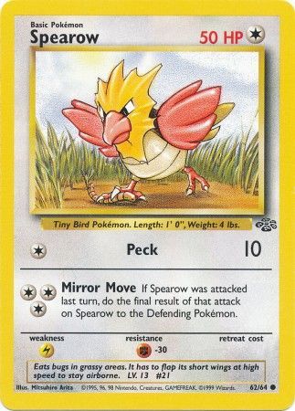 Spearow (62/64) [Jungle Unlimited] | Game Haven TX