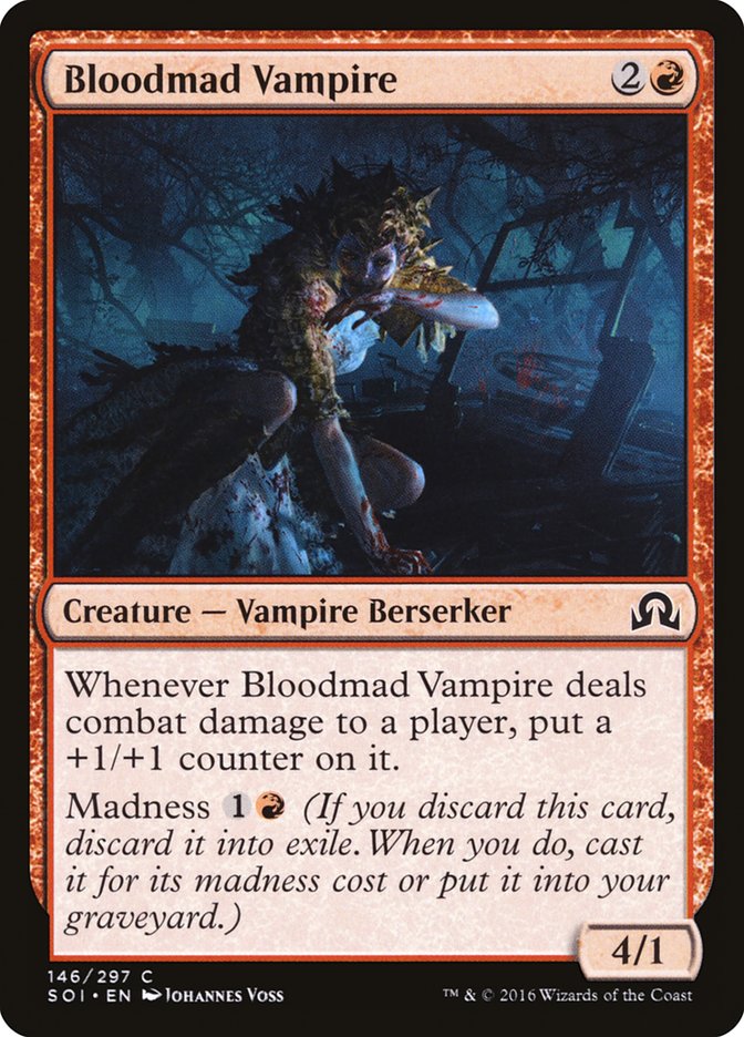 Bloodmad Vampire [Shadows over Innistrad] | Game Haven TX