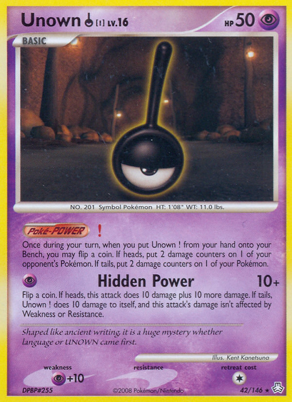 Unown ! (42/146) [Diamond & Pearl: Legends Awakened] | Game Haven TX
