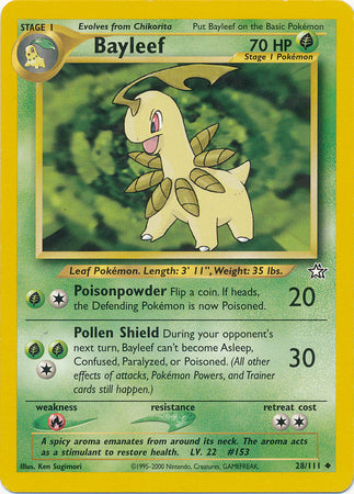 Bayleef (28/111) [Neo Genesis Unlimited] | Game Haven TX