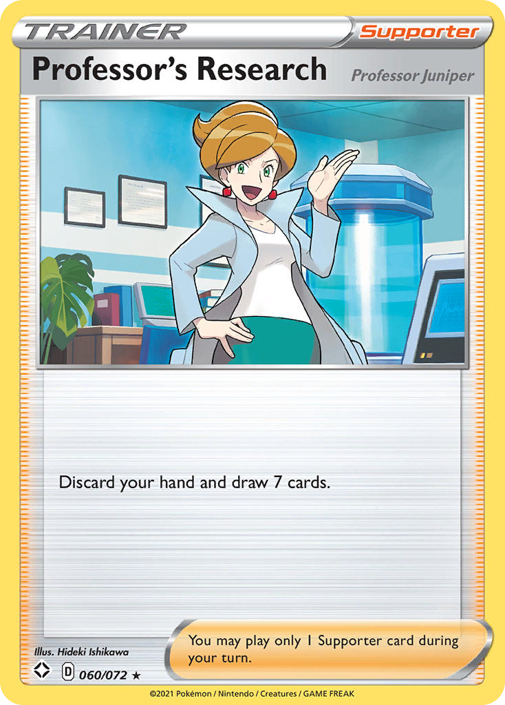 Professor's Research (060/072) (Professor Juniper) [Sword & Shield: Shining Fates] | Game Haven TX