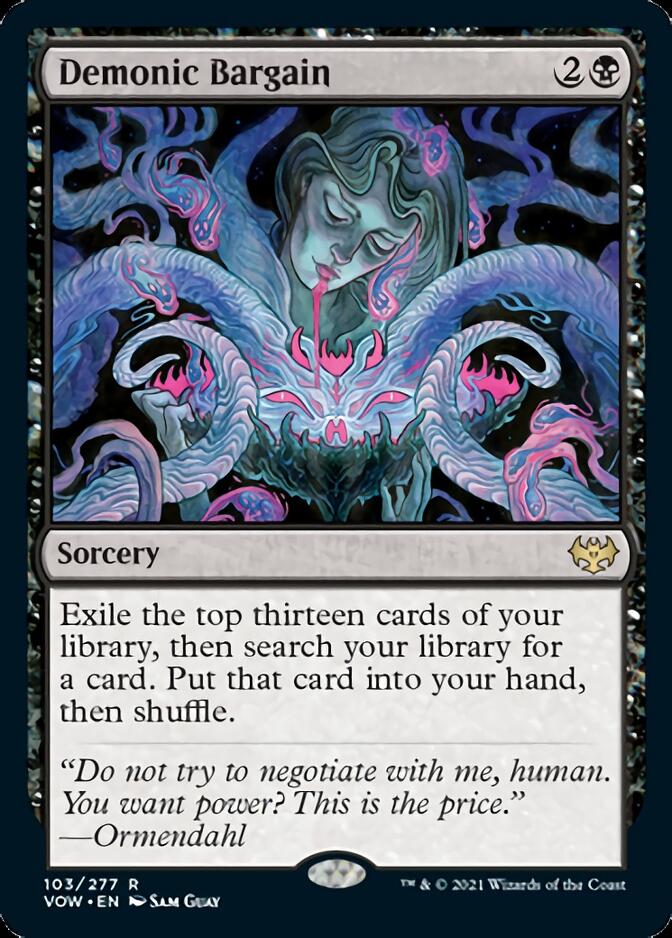 Demonic Bargain [Innistrad: Crimson Vow] | Game Haven TX