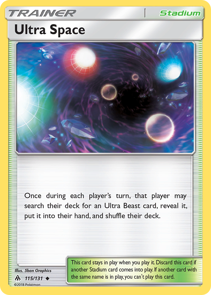 Ultra Space (115/131) [Sun & Moon: Forbidden Light] | Game Haven TX