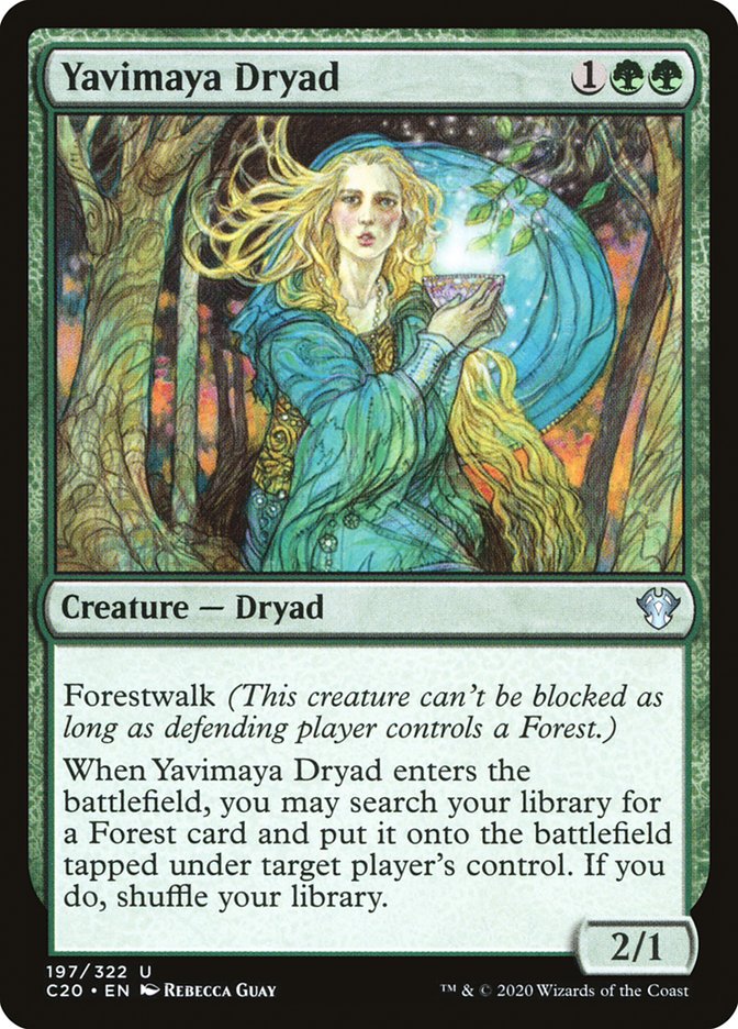 Yavimaya Dryad [Commander 2020] | Game Haven TX