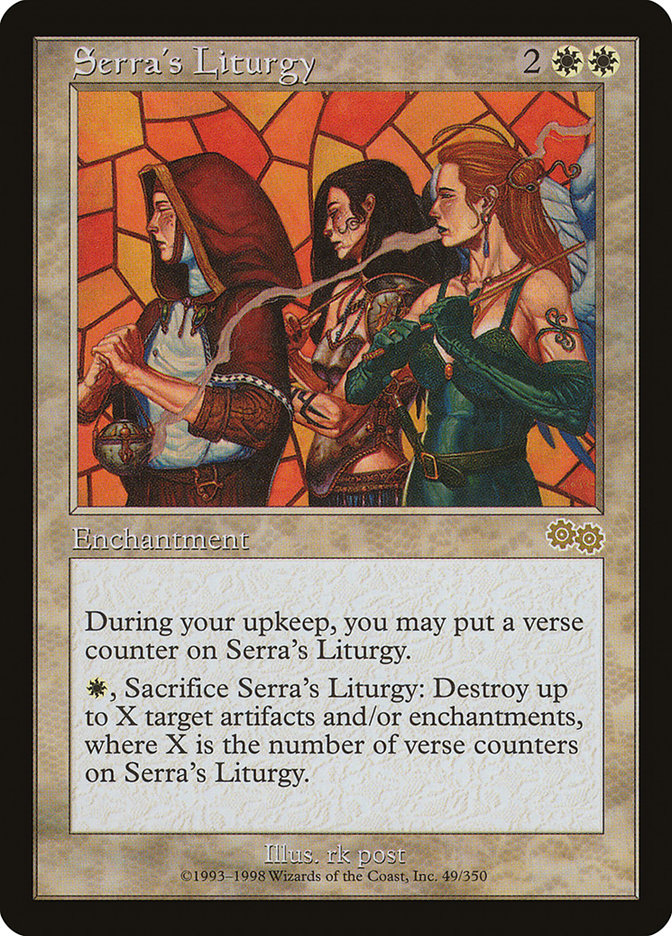 Serra's Liturgy [Urza's Saga] | Game Haven TX