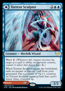 Torrent Sculptor // Flamethrower Sonata [Strixhaven: School of Mages] | Game Haven TX