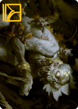 Nested Shambler Art Card (Gold-Stamped Signature) [Modern Horizons 2 Art Series] | Game Haven TX