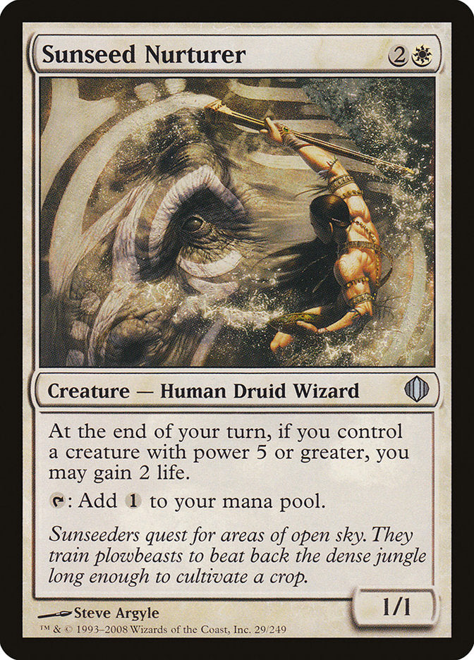 Sunseed Nurturer [Shards of Alara] | Game Haven TX