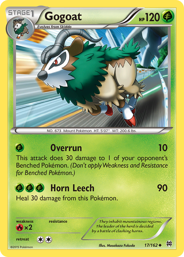 Gogoat (17/162) [XY: BREAKthrough] | Game Haven TX