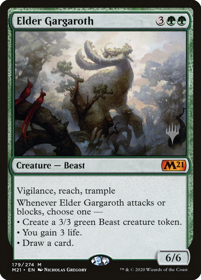 Elder Gargaroth (Promo Pack) [Core Set 2021 Promos] | Game Haven TX