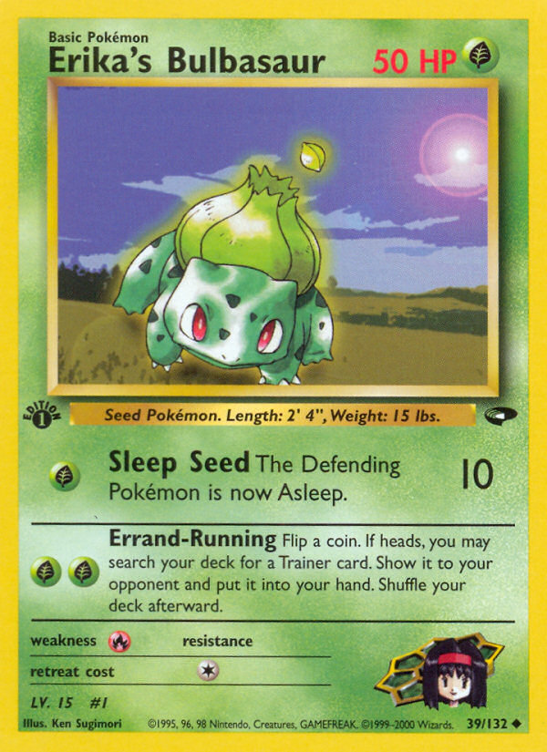 Erika's Bulbasaur (39/132) [Gym Challenge 1st Edition] | Game Haven TX