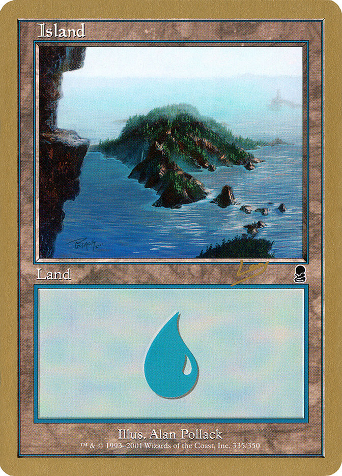 Island (rl335) (Raphael Levy) [World Championship Decks 2002] | Game Haven TX