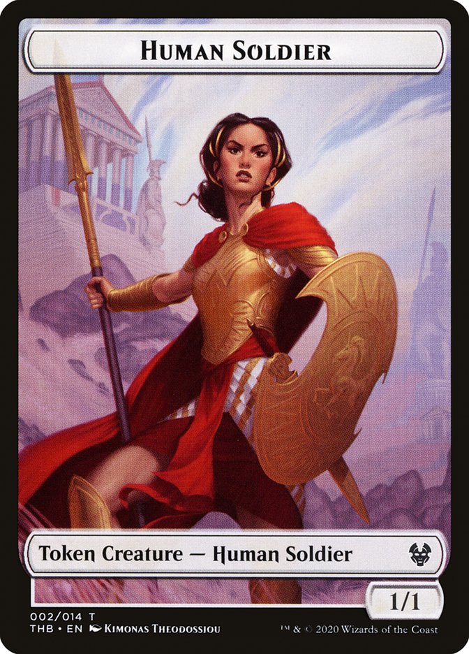 Human Soldier Token [Theros Beyond Death] | Game Haven TX