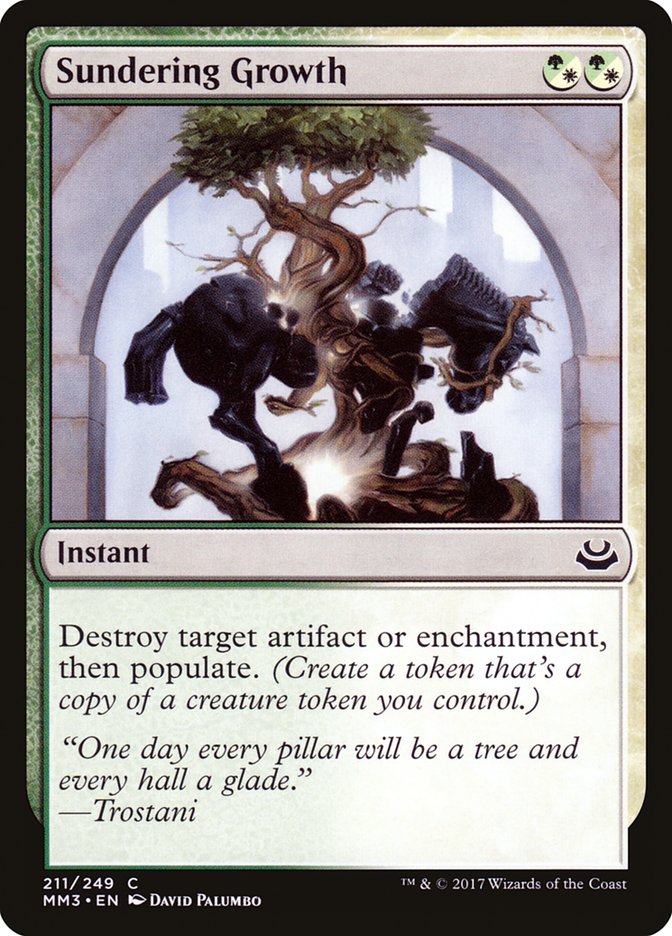 Sundering Growth [Modern Masters 2017] | Game Haven TX