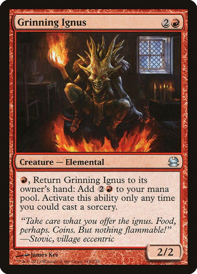Grinning Ignus [Modern Masters] | Game Haven TX