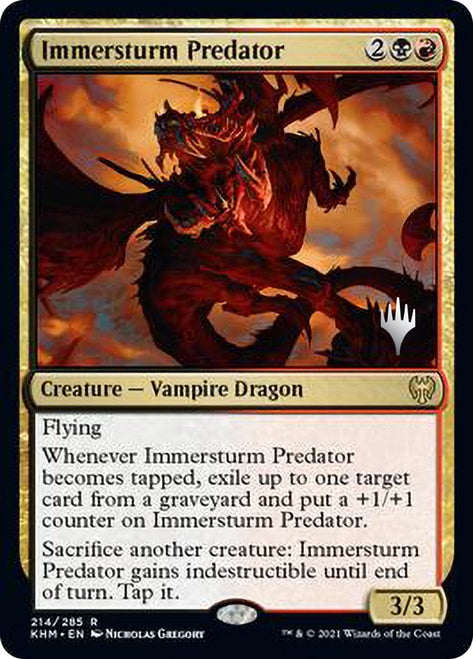 Immersturm Predator [Kaldheim Promo Pack] | Game Haven TX