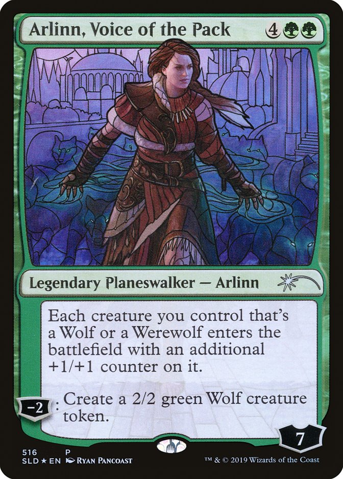 Arlinn, Voice of the Pack (Stained Glass) [Secret Lair Drop Promos] | Game Haven TX