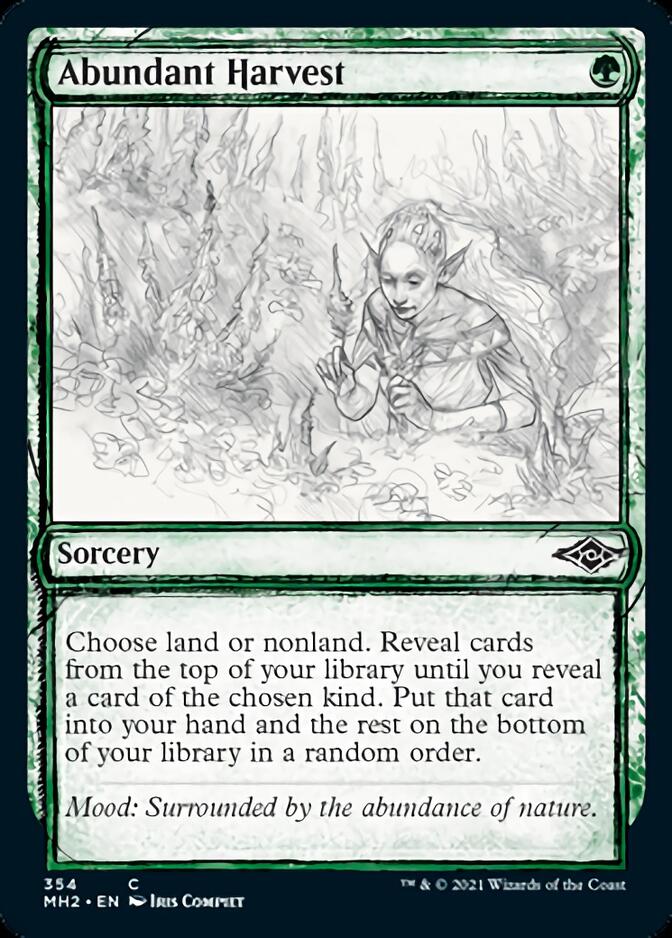Abundant Harvest (Sketch) [Modern Horizons 2] | Game Haven TX