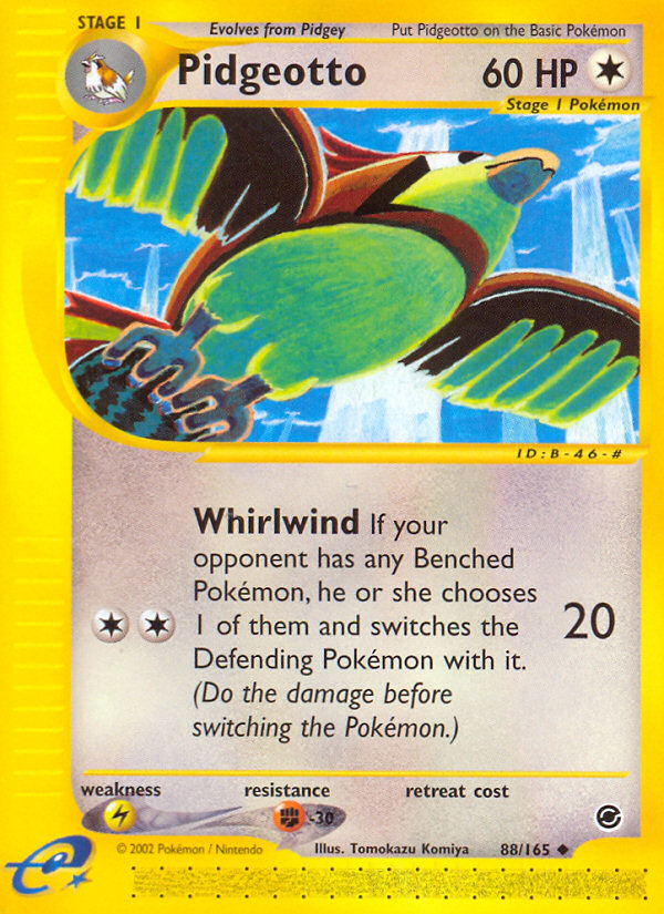 Pidgeotto (88/165) [Expedition: Base Set] | Game Haven TX