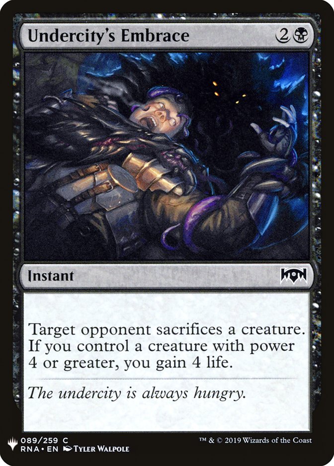 Undercity's Embrace [Mystery Booster] | Game Haven TX