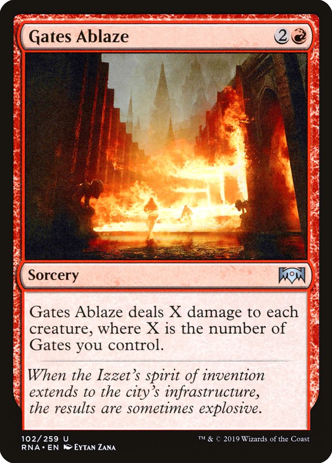 Gates Ablaze [Ravnica Allegiance] | Game Haven TX