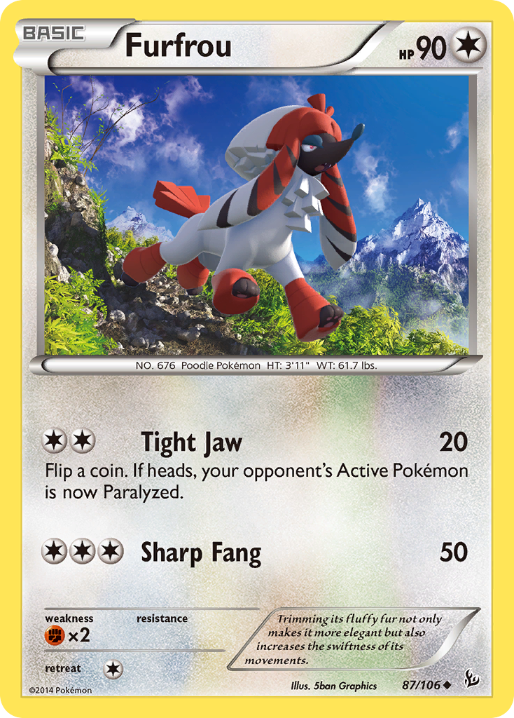 Furfrou (87/106) [XY: Flashfire] | Game Haven TX