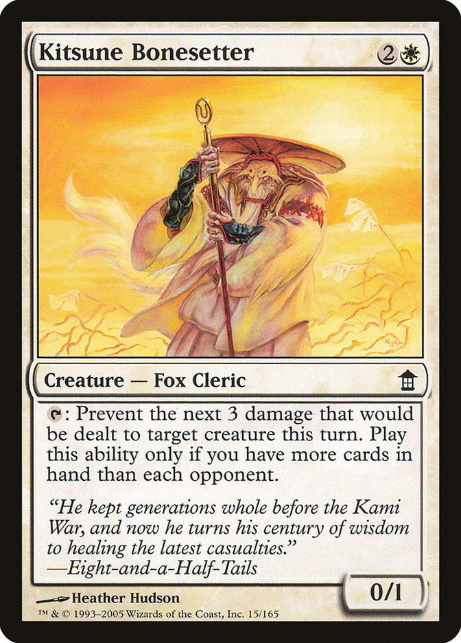 Kitsune Bonesetter [Saviors of Kamigawa] | Game Haven TX