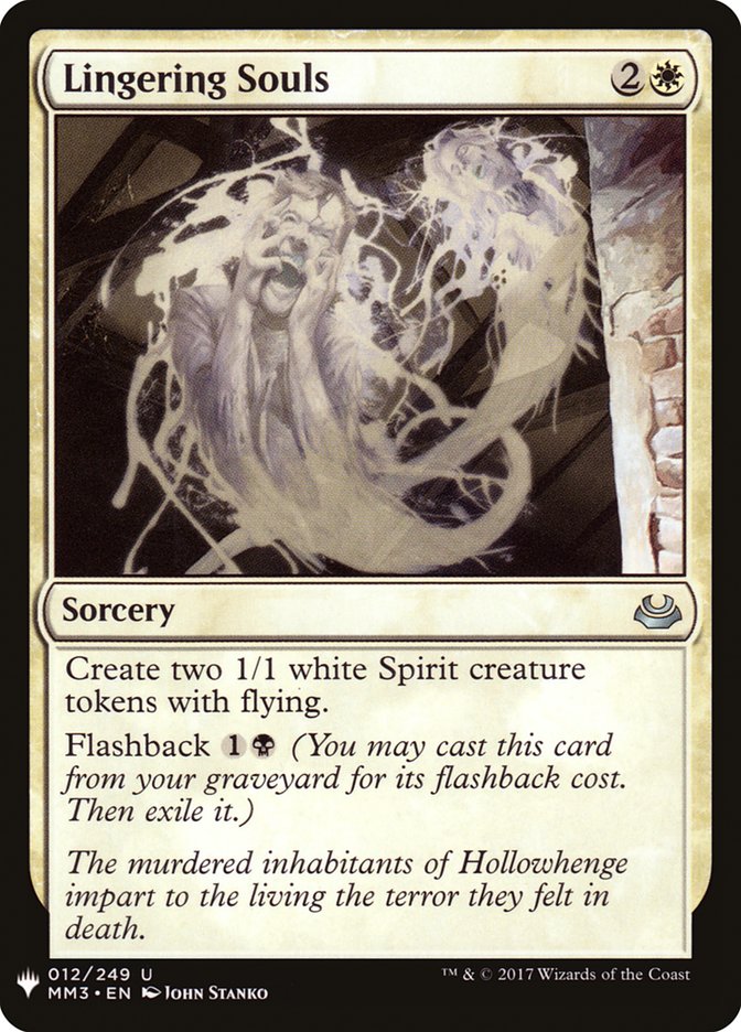Lingering Souls [Mystery Booster] | Game Haven TX