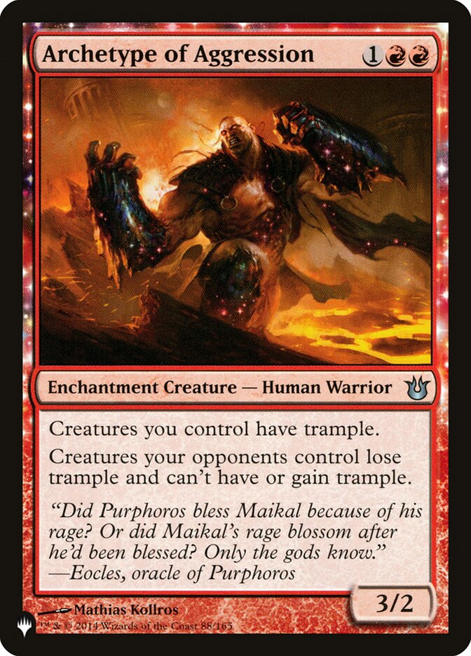Archetype of Aggression [The List] | Game Haven TX