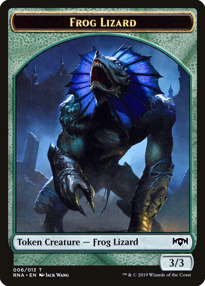 Frog Lizard [Ravnica Allegiance Tokens] | Game Haven TX