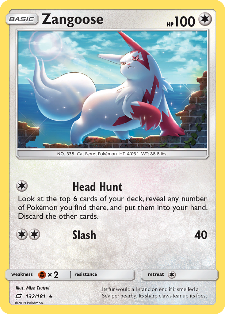 Zangoose (132/181) [Sun & Moon: Team Up] | Game Haven TX