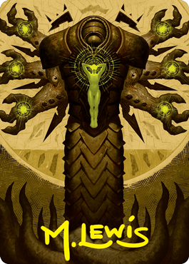 Inquisition of Kozilek Art Card (Gold-Stamped Signature) [Strixhaven: School of Mages Art Series] | Game Haven TX