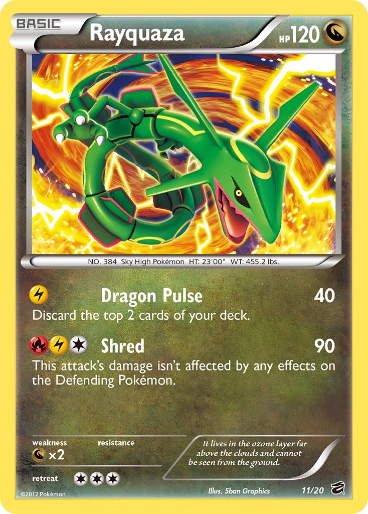 Rayquaza (11/20) (Blister Exclusive) [Black & White: Dragon Vault] | Game Haven TX