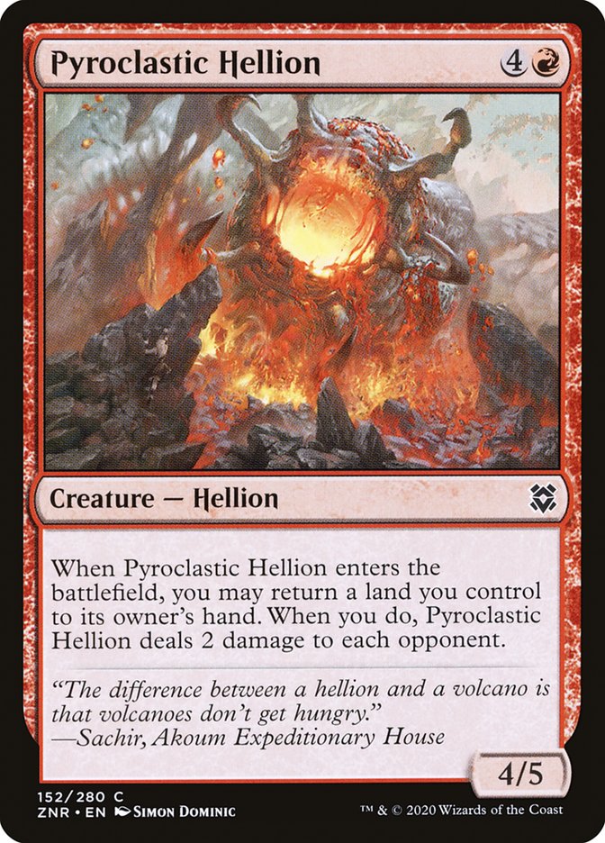 Pyroclastic Hellion [Zendikar Rising] | Game Haven TX