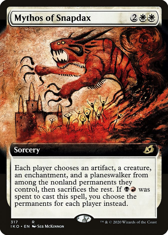 Mythos of Snapdax (Extended Art) [Ikoria: Lair of Behemoths] | Game Haven TX