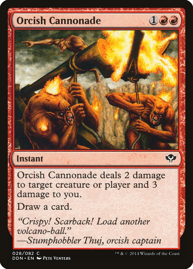 Orcish Cannonade [Duel Decks: Speed vs. Cunning] | Game Haven TX