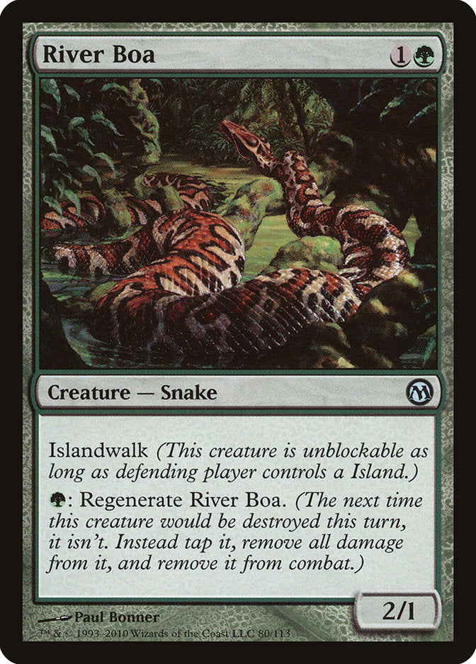 River Boa [Duels of the Planeswalkers] | Game Haven TX