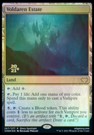 Voldaren Estate [Innistrad: Crimson Vow Prerelease Promos] | Game Haven TX