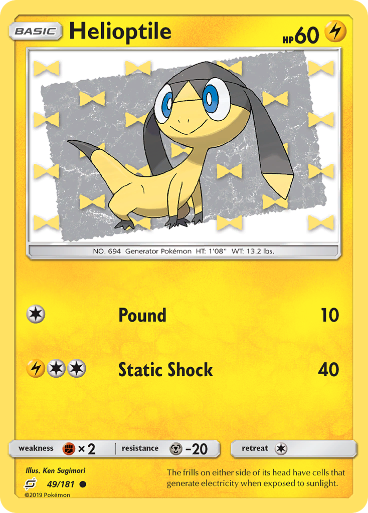 Helioptile (49/181) [Sun & Moon: Team Up] | Game Haven TX