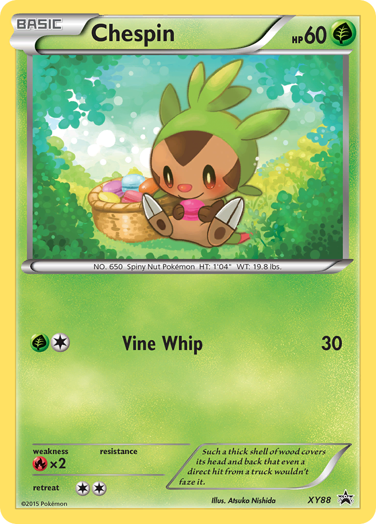 Chespin (XY88) (Collector Chest) [XY: Black Star Promos] | Game Haven TX